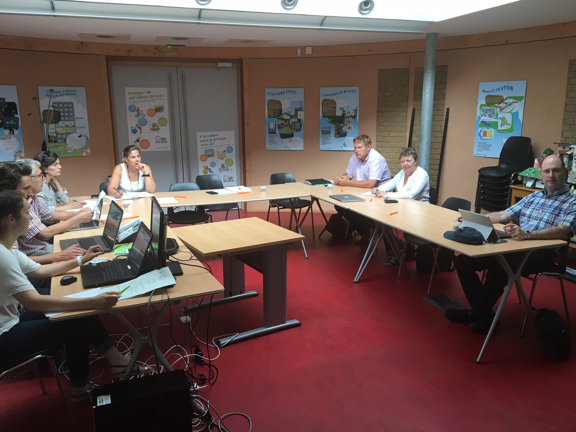 Réunion Pollinair partenaires 2
